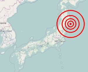 OSM Japan Earthquake